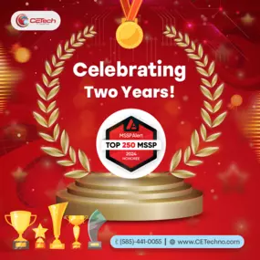 CETech celebrates earning a Top 250 MSSP award, showcasing their excellence in managed security services and reaffirming their position in cybersecurity leadership.