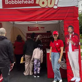 We had an amazing time last weekend at the Towsontown Spring Festival! The line was down the street for State Farm bobble heads despite the rain!