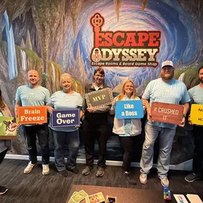 Think fast, escape quicker, and then stay for some board game fun! Escape Odyssey in Elk River is your go-to spot for mind-bending challenges—reserve your experience today!