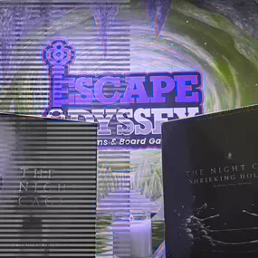Challenge your brain and your friends at Escape Odyssey! Escape rooms and board games await—are you up for the ultimate game night?