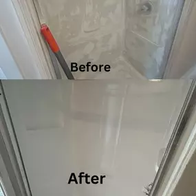 Bathtub and tile restoration Before and after 2