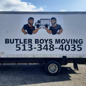 Speedy Signs & Wraps specialize in getting your brand in front of people out on the roadways. We do this through complete vehicle wraps or, as we did here for Butler Boys Moving, vehicle decals. Check us out on our Facebook page for more information.