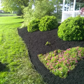 Working with fellow family-owned business, Kaufman Mulch in Millersburg, allows Steven to offer a wide selection and trusted quality. He guides homeowners and business owners to select the color and shred to best complement any building.