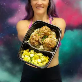 LunaFit Fresh Altamonte Springs and Orlando healthy meal prep and delivery featuring Turkey Salisbury Meatballs