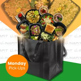 LunaFit Fresh Altamonte Springs and Orlando healthy meal prep and delivery offering Monday pick-ups.