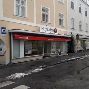 Hansaton Hörkompetenz-Zentrum Göglstraße 11, Krems an der Donau von links kommend