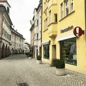 Hansaton Hörkompetenz-Zentrum Krippgasse 14, Hall in Tirol von rechts kommend