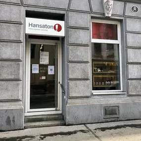 Hansaton Hörkompetenz-Zentrum Wattgasse 4, Wien Ottakring Frontansicht