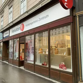 Hansaton Hörkompetenz-Zentrum Hoher Markt 5, Wien Innere Stadt von rechts kommend