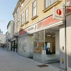 Hansaton Hörkompetenz-Zentrum Kremser Gasse 29, St. Pölten von rechts kommend