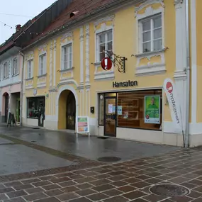 Hansaton Hörkompetenz-Zentrum Hauptplatz 31, Deutschlandsberg von rechts kommend