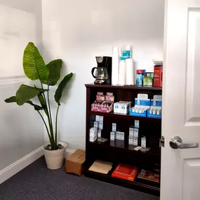 Interior photo of the work area for AudioNova hearing clinic in Jupiter, FL