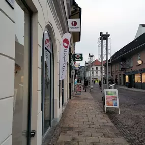 Hansaton Hörkompetenz-Zentrum Timmersdorfergasse 10, Leoben von links kommend