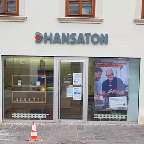 Hansaton Hörkompetenz-Zentrum Hauptstraße 12, Eisenstadt Frontansicht