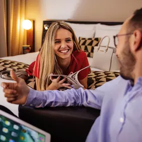 Clients en chambre du Mercure Lyon Centre Lumière