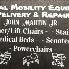 At JR's Chair Repair, I provide repair services for a wide range of disability medical equipment. I am equipped to handle repairs that restore the functionality and reliability of your essential devices, helping you maintain your quality of life and independence.