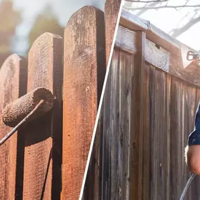 Fence Painting - Different Wood Types - Stellar Painting