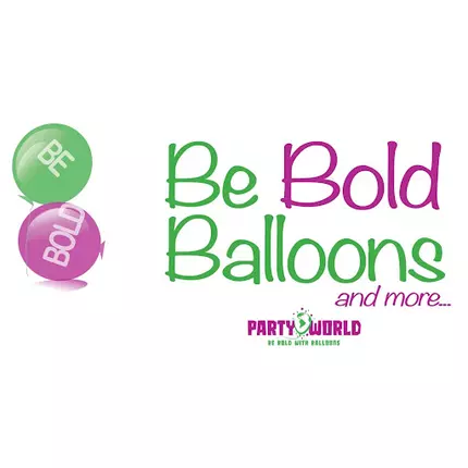 Logo de Party World's Be Bold Balloons