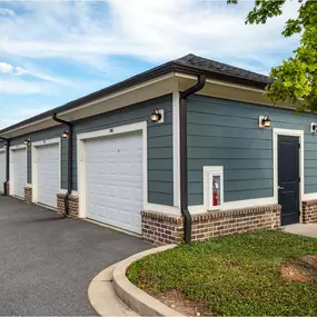 A row of garages