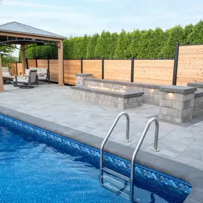 Paver Installations on Pool Areas by Eli's Paver Patios Showroom