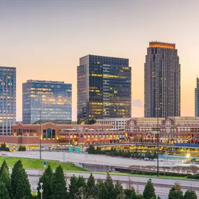 Enjoy access to more than 50 shops, dining, and entertainment options at Atlantic Station, located less than one mile away