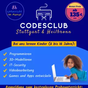 Codesclub Logo - IT Schule für Kinder