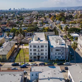 Aerial View of the Building