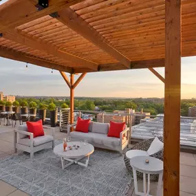 Rooftop terrace at 3333 Wisconsin