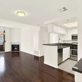 Open Living Room with Fireplace