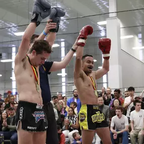 In our Muay Thai Kickboxing program, advanced students have the ability to join our competition team. Whether you are looking for self-defense tactics, physical conditioning, personal development or are interested in competitive Muay Thai Kickboxing, our Fort Collins Martial Arts Academy is for you.