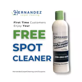 Free Spot Cleaner for First Time Customers