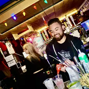 Bartender at Wasted Grain night club in Scottsdale