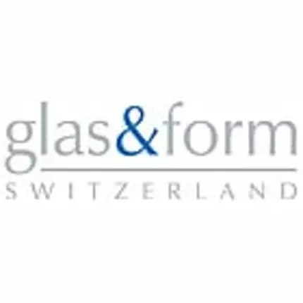 Logo van glas&form Switzerland