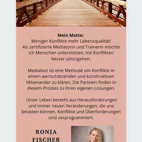 Bild von Ronja Fischer - Mediation und Training