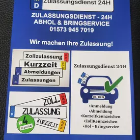 Bild von KFZ Zulassungsdienst 24H - Abhol und Bringservice