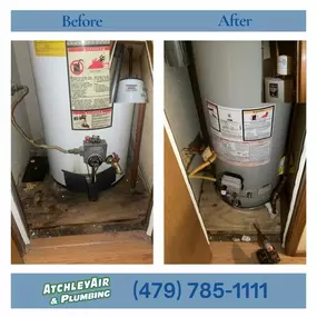Atchley Air before and after