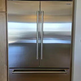 Installation of a Sub-Zero refrigerator at a full home remodel