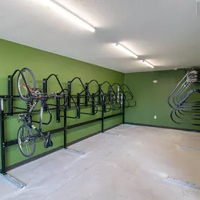 Bicycle storage and repair room