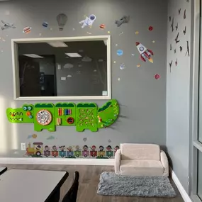 Photo of an activity room.