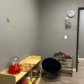 Photo of a playroom.