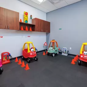 Photo of an activity room.