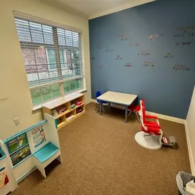 Photo of an activity room.