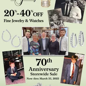 20-40% off Fine Jewelry & Watches