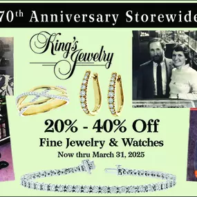 20-40% off Fine Jewelry & Watches