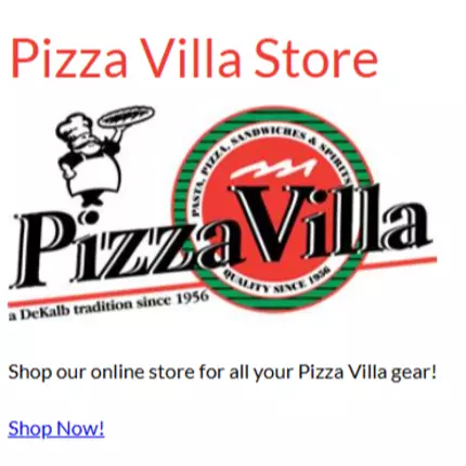 Logo de Pizza Villa