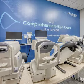 Eye Exam Equipment at Stanton Optical store in Knoxville, TN 37912