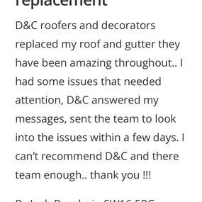 Bild von D and C Roofers and Decorators