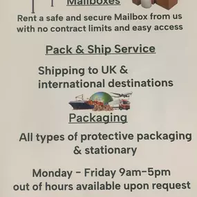 Bild von Dover Mailbox & Packaging Centre