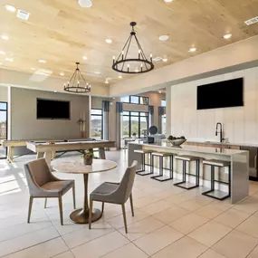 Game Room and Indoor Lounge