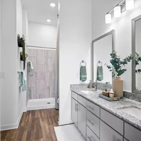 Luxury Bathrooms at Canopy Park Apartments